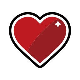 Heart card icon