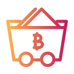 minería de bitcoins icono