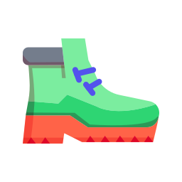 Hiking boots icon