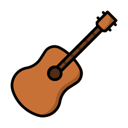 guitarra icono