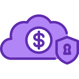 il cloud banking icona