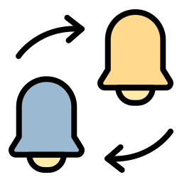 dzwonek powiadamiający ikona