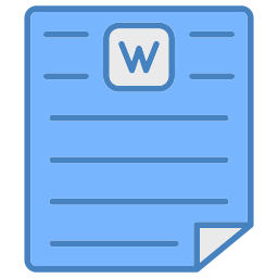 documento word icona