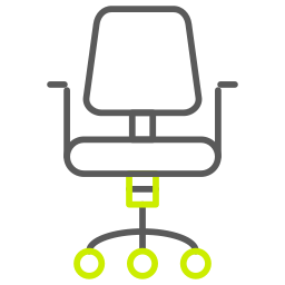 Office chair icon