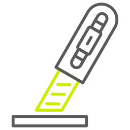 Paper cutter icon