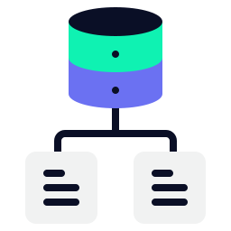 Data architecture icon