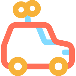 Car toy icon