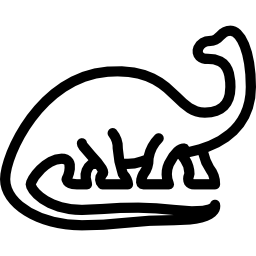 brontosaurio icono