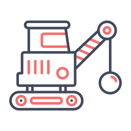 démolition Icône