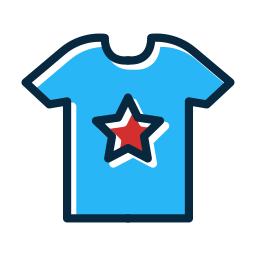 projekt koszuli ikona