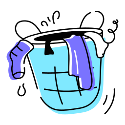 Laundry basket icon