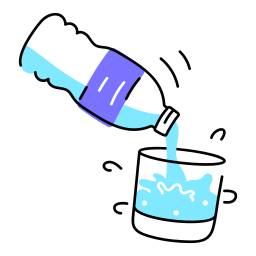 botella de agua icono