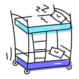 Bunk bed icon