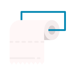 rotolo di carta igienica icona
