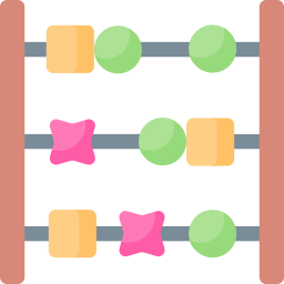 Abacus toy icon