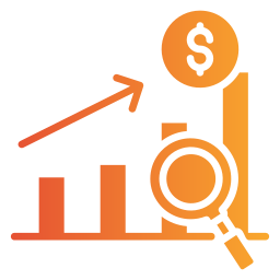 análise de mercado Ícone