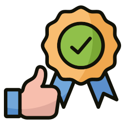 Recognition badge icon