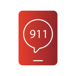 chamada para o 911 Ícone