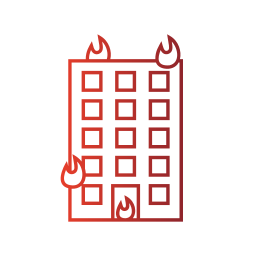 House fire icon