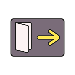 Fire exit icon