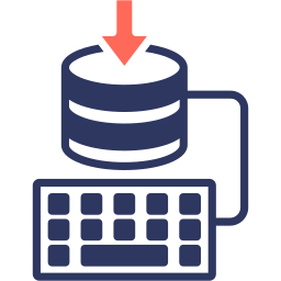 Input data icon