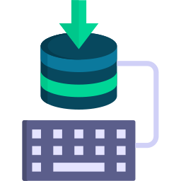 Input data icon