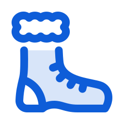 Winter shoes icon