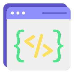 Web coding icon