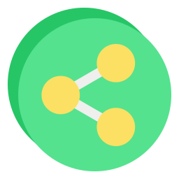 botón de compartir icono