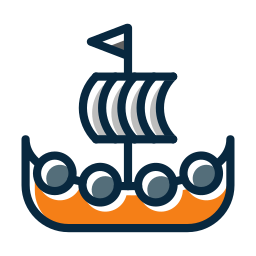 vikingschip icoon