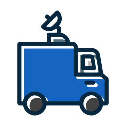 furgonetka z wiadomościami ikona