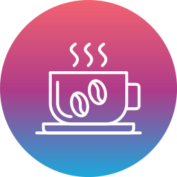 Hot coffee icon