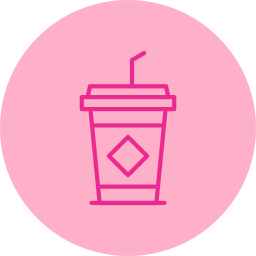 Iced coffee icon