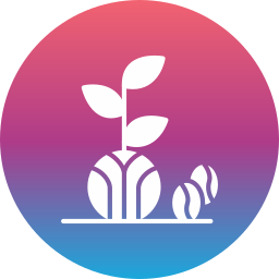 Coffee plant icon