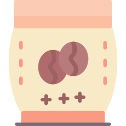 chicchi di caffè icona