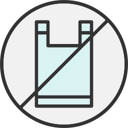 No plastic bag icon