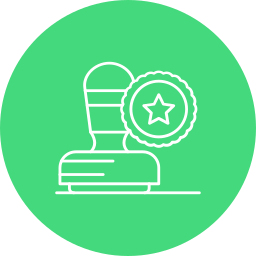 Rubber stamp icon