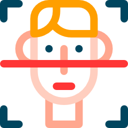 Face recognition icon