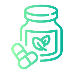 Herbal pill icon