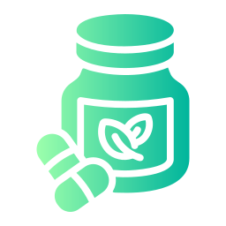 Herbal pill icon