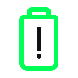barre de batterie Icône