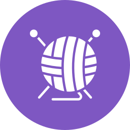 Wool ball icon