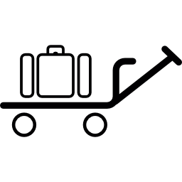 Baggage cart icon