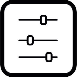 configuratiescherm icoon