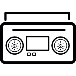 radiocassette icoon