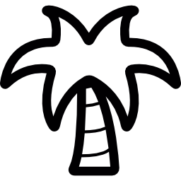 arbol tropical icono