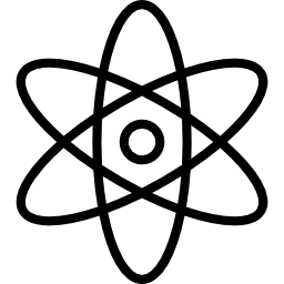 simbolo dell'atomo icona