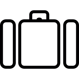 vakantie koffer icoon