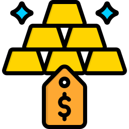 Gold price icon