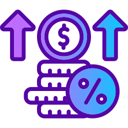 Interest rate icon